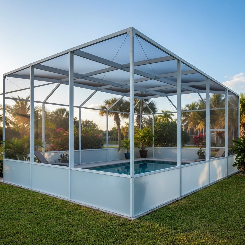Florida Glass installation for pool enclosures in Orlando